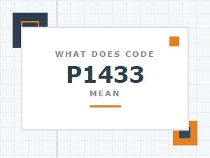 How to Fix P1433 Code